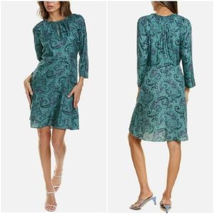 NWT Rebecca Taylor Margaux Silk-Blend Shift Dress